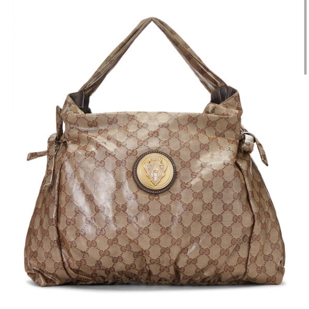 GUCCI ORIGINAL GG CRYSTAL HYSTERIA SHOULDER BAG